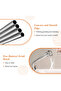 Extra Long Stainless Steel Straw Set – 3 Pieces (Curved + Straight + Brush) - 2