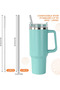 Extra Long Stainless Steel Straw Set – 3 Pieces (Curved + Straight + Brush) - 4