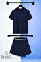 Kiz Set Plain Unprinted Short Sleeve T-Shirt Shorts Skirt