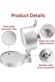 Silk Route - Adjustable Hamburger Patty Maker with 100 Wax Papers: Cast Aluminum Patty Press for BBQ Grill - 7
