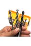 Drill Set 16 Pieces Durable Multi-Purpose Drill Bits with Organized Storage Case for Wood, Metal, Masonry, DIY Projects, Repair Work and General Workshop Applications - 5