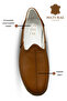 Genuine Leather Men's Shoes - Soft Sole Genuine Leather Shoes Tan - 4