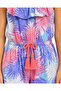 Girl's Viscose Shorts Jumpsuit Ruffled Collar Lace-Up Summer Jumpsuit - 7
