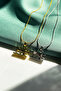Steel Necklace with Sewing Machine Figure - 4