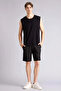 C7205Axbk81 Black 100% Cotton Boxy Fit Tank Top - 2