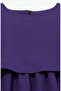 Ruffled Blouse Skirt Double Set 0279-04 Purple - 4