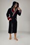 Men's Hooded Bamboo Cotton Soft Absorbent Luxury Bathrobe