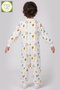 Flannel Fabric Long Sleeve Removable Sleeve Children's Sleeping Bag 100% Cotton 1.0 Tog - 3