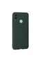 Huawei P Smart 2019 Case Nano Velvet Silicone Inside - Dark Green - 3