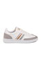 White Lace-Up Unisex Sneakers - 2