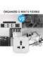 Universal 3-Pin Track Sockets Power Track Socket Outlet Versatile Electric Mobile Track Socket Power Track Adapter - 3