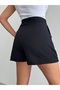 Crep Women's Mini Skirt with Shorts on the Back Black - 8