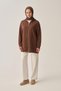 Bob52072Al0 Women's Hooded Zippered Lycra Sweat Cardigan - 2