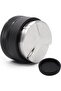 Black 53mm Stainless Steel Coffee Powder Tamper & Leveler, Adjustable Espresso Distributor Tool for Baristas