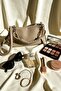 Women's Mink Chain Detailed Hand and Shoulder Bag Modern Design Daily Use Bag - 4