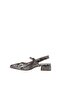 Women's Genuine Leather Thick Heeled Shoes - 4