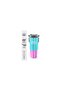Turquoise Pink Striped Backpack 23771+Thermo Lunch Box 11787+34787 Thermos - 2