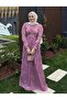 Patterned Pleated Chiffon Galadri̇el, Dress Tns-2121