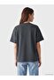 Plum Crew Neck Printed Women's T-Shirt (S6) - 4