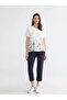 Crew Neck Floral Blouse (S6) - 4