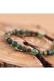 Shah Maqsood Men’s Bracelet, Afghan Turquoise & Jade Stone Beaded Bracelet, Handmade Adjustable Jewelry - 6