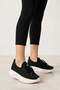 Elit Erd2611 Women's Classic Sneaker Black - White