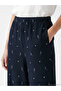 Nevavm Women's Patterned Trousers with Elastic Waist - 3