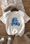 Stitch Karakter Printed Cotton Girls' Tshirt - 2