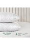 ® Vintage Microfiber Pillow 50 X 75 cm Bed Pillows for Sleeping Standard Lightweight Hotel Luxury Sleep Pillow For Side Support and Back Sleepers Soft Fluffy Hypoallergenic (White) Pack 4 - 4