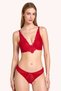 Women's Lace Detailed & Supported Bra Panty Underwear Set - 2
