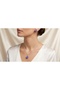 Elegant Rose Jewelry Set – Floral Pendant Necklace & Stud Earrings for Women