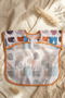 Woolyjoy Colorful Sheep Pattern Stain-Proof and Liquid-Proof Baby Food Bib with Pockets - Blw Compatible Sleeveless - 6