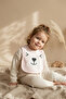 Lumi 3-Pack Soft Textured Baby Bib Set with Animal Figures - 100% Cotton and Liquid Absorbent 0- - 7