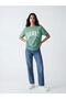Gencc Quality Hawaiian Printed 100% Cotton Women's T-Shirt - 2