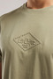 Mattias Men's Regular Fit 100% Cotton Printed Crew Neck T-Shirt Green - 4