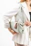 Nova Women's Shoulder Bag with Belt Strap Detail, Mint Green - 3