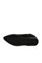 حذاء مسطح أسود من Nubuck للنساء - 5