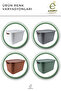 Decorative Storage Box 3-Piece Organizer with Lid Bathroom Kitchen Organizer Multi-Purpose Box - 5