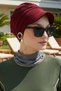 Sea Cap with Visor and Buckle, Design Hijab Swimwear Cap for Beach and Pool