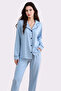Women's Boxed & Long Sleeve Modal Pajama Set - Soft Breathable Fabric - 3