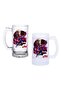 Lamine Yamal Beer Glass with Handle, Available in Frosted or Transparent 0152