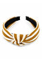 Design Knotted Crown for Women in Caramel Color - 6