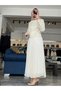 Women's Pleated Skirt Jacket Veyla Set 1780 - 2