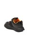 Black-Orange Velcro Mesh Lightweight Unisex Children's Sports Shoes 026 F - 4
