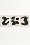 White Wooden Framed Minimalist Triple Painting Huhu199 - Triple Painting Set White Frame