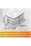 Cassone 16 Litre Short (Suitable for Under-Sink Cabinet) Anthracite Trash Can with Rail Inside the Cabinet - Lid Width 40 cm - 3