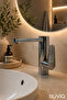 Chrome Sink Faucet 360 °   Swivel Single Handle Bathroom Sink Faucet Modern Stylish - 3
