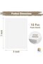 Pack of 10 1/8 White Foam Core Backing s (5x7, White) - 2