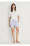 Two-Piece Waffle Fabric Striped Short Pajamas - 2
