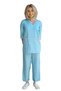 Maid for women ,nanny uniforn for women,housemaid uniform ,nurse uniform,khadama dress (sky blue, XXL) BS44